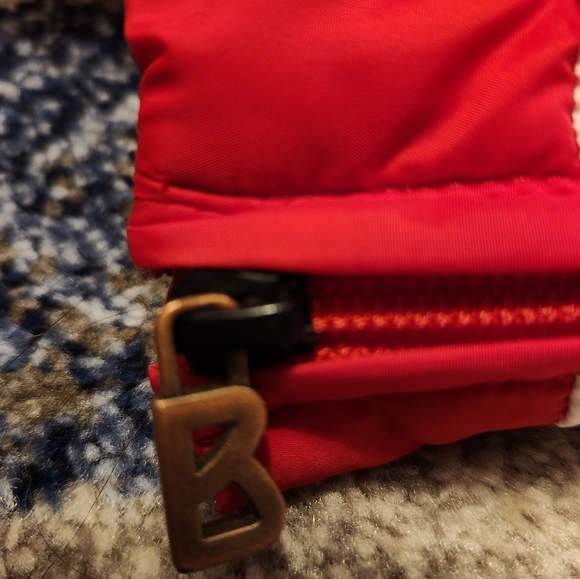 Bogner Red Quilted Puffer skirt with side Zipper - Picture 11 of 16